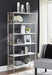 Glenstone Champagne/White Bookcase - Lara Furniture