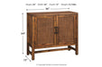 Beckings Brown Accent Cabinet - Lara Furniture