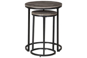 Briarsboro Black/Gray Accent Table (Set of 2) - Lara FurnitureTable