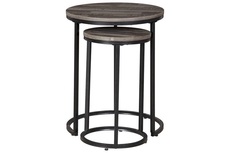 Briarsboro Black/Gray Accent Table (Set of 2) - Lara FurnitureTable