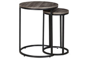 Briarsboro Black/Gray Accent Table (Set of 2) - Lara FurnitureTable