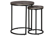 Briarsboro Black/Gray Accent Table (Set of 2) - Lara FurnitureTable