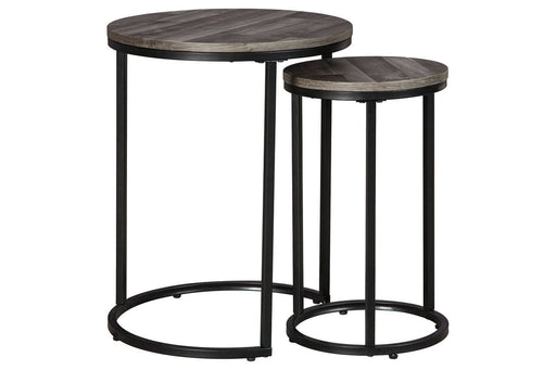 Briarsboro Black/Gray Accent Table (Set of 2) - Lara FurnitureTable