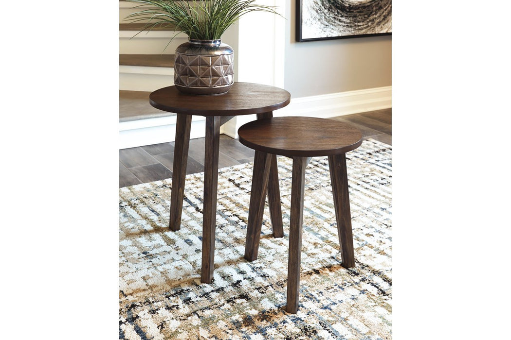 Clydmont Brown Accent Table (Set of 2) - Lara Furniture