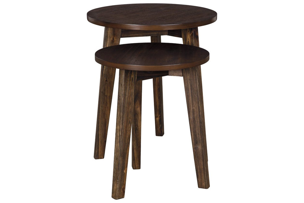 Clydmont Brown Accent Table (Set of 2) - Lara Furniture