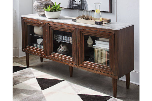 Graybourne Brown Accent Cabinet - Lara Furniture