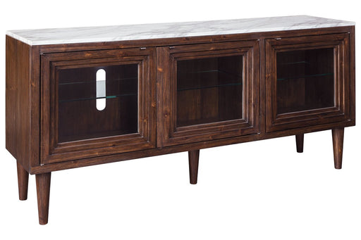 Graybourne Brown Accent Cabinet - Lara Furniture
