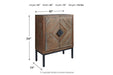 Premridge Antique Gray Bar Cabinet - Lara Furniture