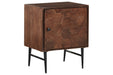 Dorvale Brown Accent Cabinet - Lara Furniture