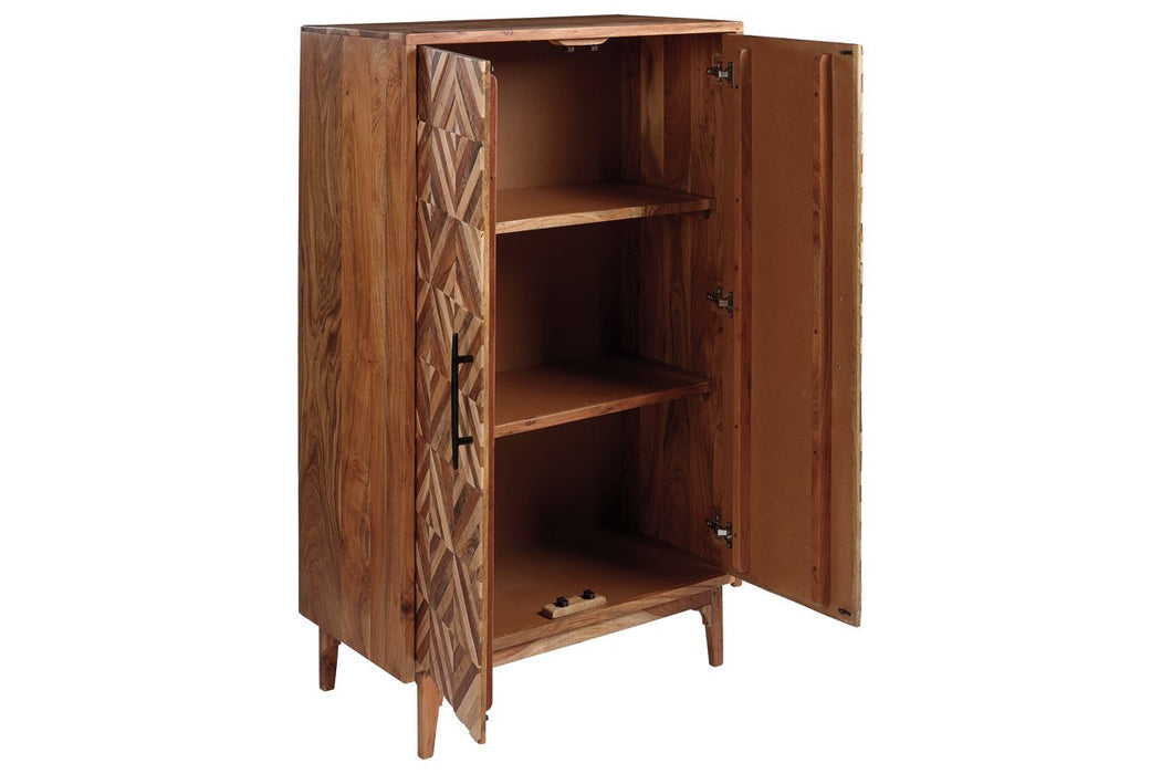 Gabinwell Two-tone Brown Accent Cabinet - Lara Furniture