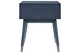 Paulrich Antique Blue Accent Table - Lara Furniture