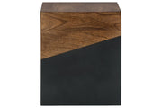 Trailbend Brown/Gunmetal Accent Table - Lara FurnitureTable