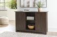 Turnley Distressed Brown Accent Cabinet - Lara Furniture