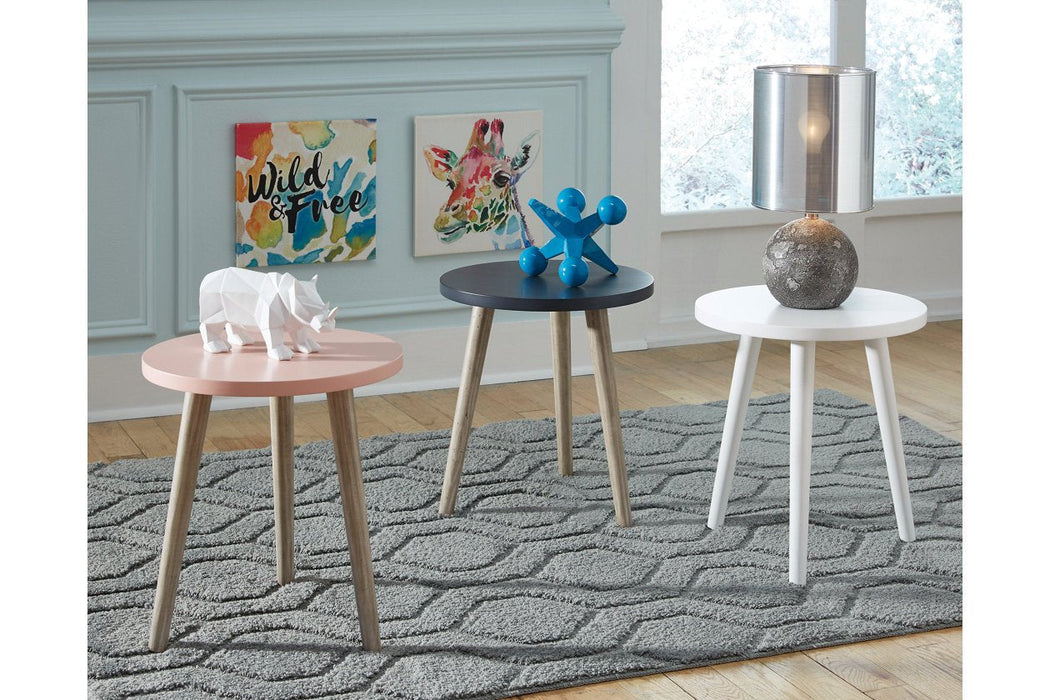 Fullersen Blue Accent Table - Lara Furniture