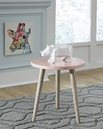 Fullersen Pink Accent Table - Lara Furniture