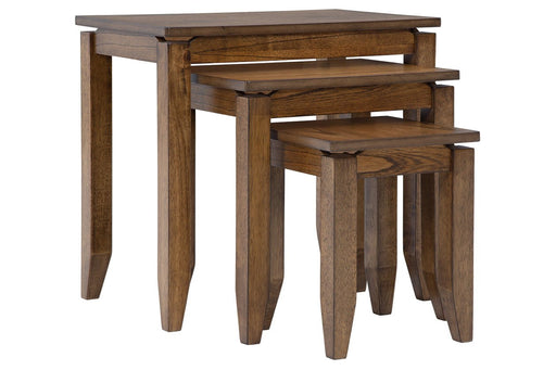 Brentmond Brown Accent Table (Set of 3) - Lara Furniture