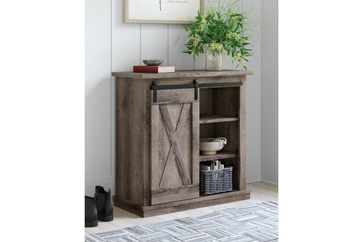 Arlenbury Antique Gray Accent Cabinet - Lara Furniture