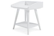 Blariden White Accent Table - Lara FurnitureTable