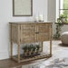 Lennick Antique Brown Accent Cabinet - Lara Furniture