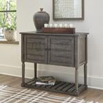 Lennick Antique Gray Accent Cabinet - Lara Furniture