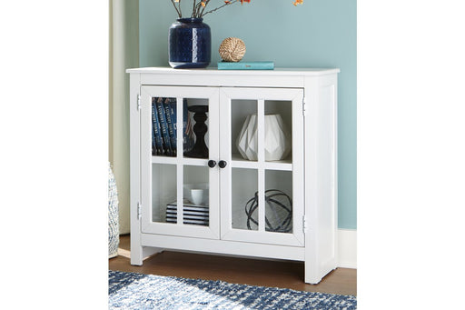 Nalinwood White Accent Cabinet - Lara Furniture