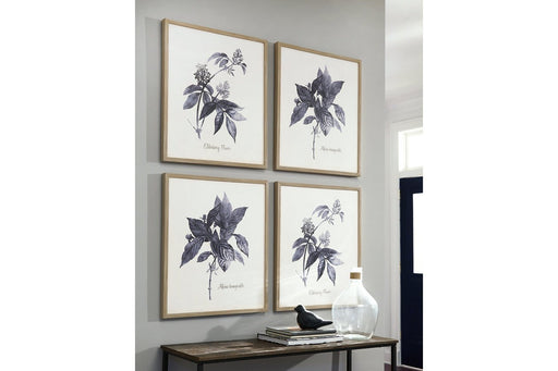 Efren Blue Wall Art (Set of 2) - Lara Furniture