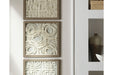 Odella Cream/Taupe Wall Decor (Set of 3) - Lara Furniture