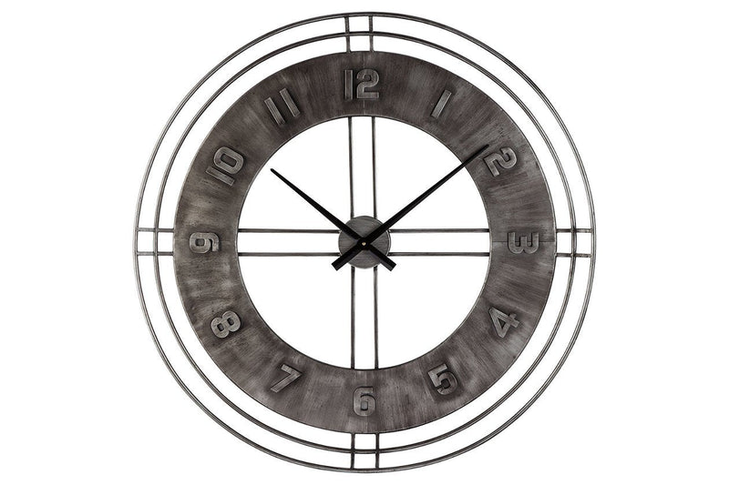 Ana Sofia Antique Gray Wall Clock - Lara FurnitureOther Products