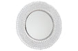 Marly Clear/Silver Finish Accent Mirror - Lara Furniture