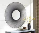 Ferriss Black Accent Mirror - Lara Furniture