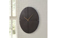 Pabla Black Wall Clock - Lara Furniture