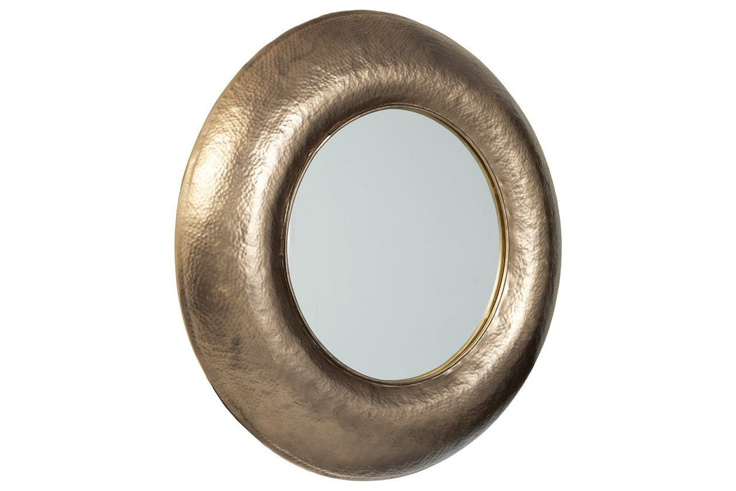 Jamesmour Antique Gold Accent Mirror - Lara Furniture