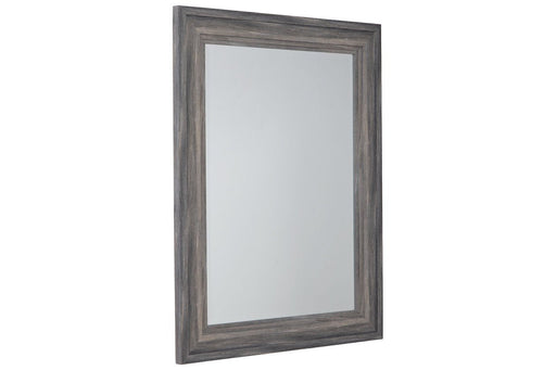 jACEE Antique Gray Accent Mirror - Lara Furniture