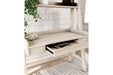 Blariden Natural Desk with Hutch - Lara Furniture