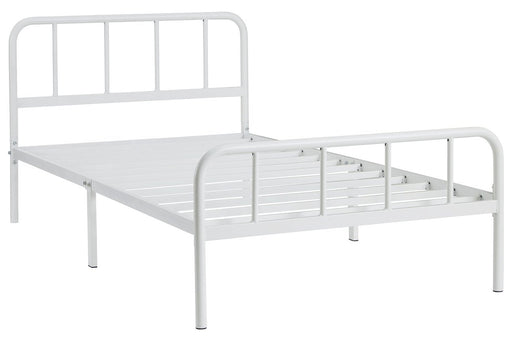 Trentlore White Twin Platform Bed - Lara Furniture