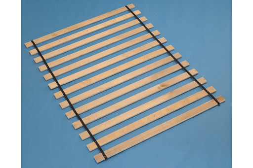 Frames and Rails Brown Full Roll Slat - Lara Furniture