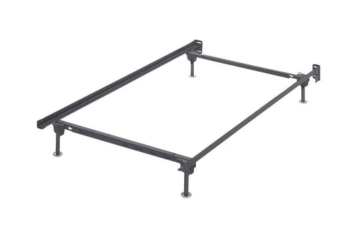Frames and Rails Metallic Twin/Full Bolt on Bed Frame - Lara Furniture