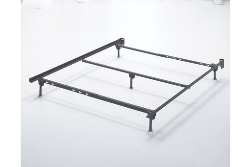 Frames and Rails Metallic Queen Bolt on Bed Frame - Lara Furniture