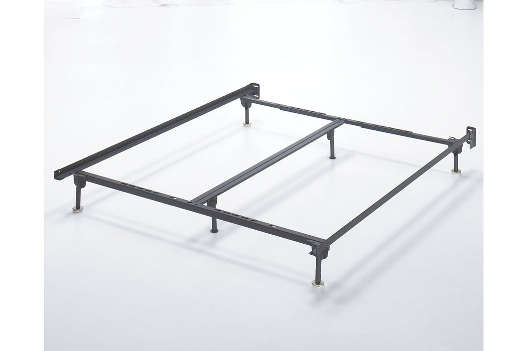 Frames and Rails Metallic Queen/King/California King Bolt on Bed Frame - Lara Furniture