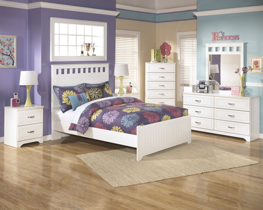 Lulu White Youth Panel Bedroom Set - Lara Furniture