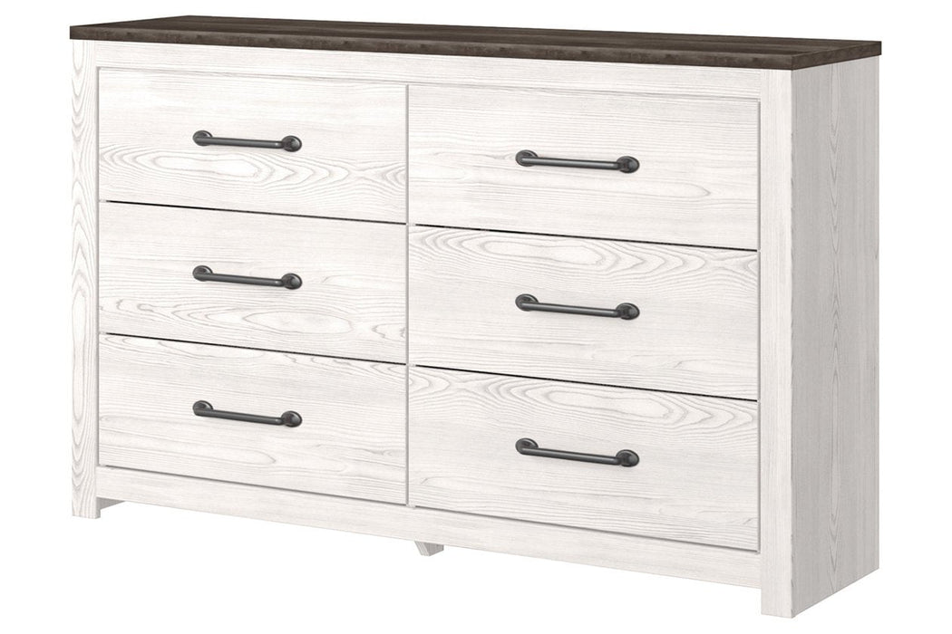 Gerridan White/Gray Dresser - Lara Furniture