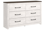 Gerridan White/Gray Dresser - Lara FurnitureDresser
