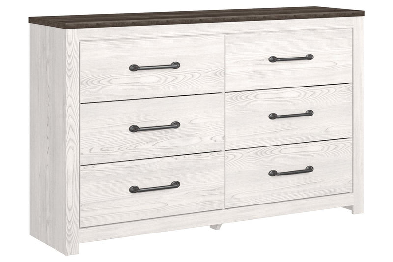 Gerridan White/Gray Dresser - Lara FurnitureDresser