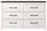 Gerridan White/Gray Dresser - Lara FurnitureDresser
