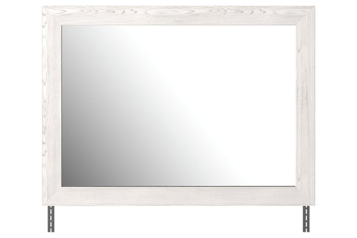 Gerridan White/Gray Bedroom Mirror - Lara Furniture