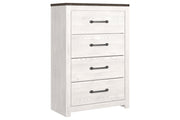 Gerridan White/Gray Chest of Drawers - Lara FurnitureChest