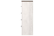Gerridan White/Gray Chest of Drawers - Lara FurnitureChest