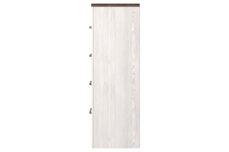 Gerridan White/Gray Chest of Drawers - Lara FurnitureChest