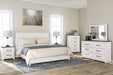 Gerridan White-Gray Panel Bedroom Set - Lara Furniture