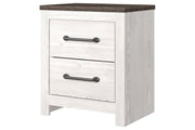 Gerridan White/Gray Nightstand - Lara FurnitureNightstand